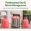 Red Refuse Bags 200 Medium Duty Bin Bags Recycled 4