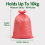 Red Refuse Bags 200 Medium Duty Bin Bags Recycled 5