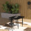 Set of Four Folding Carry Stools - Charcoal Grey 6