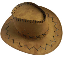 Western cowboyhatt för män och kvinnor – bred brätte,