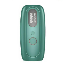 Dispositivo de depilación láser FY-B501 para uso doméstico, eléctrico, con luz pulsada intensa (IPL), enchufe europeo (verde oscuro).