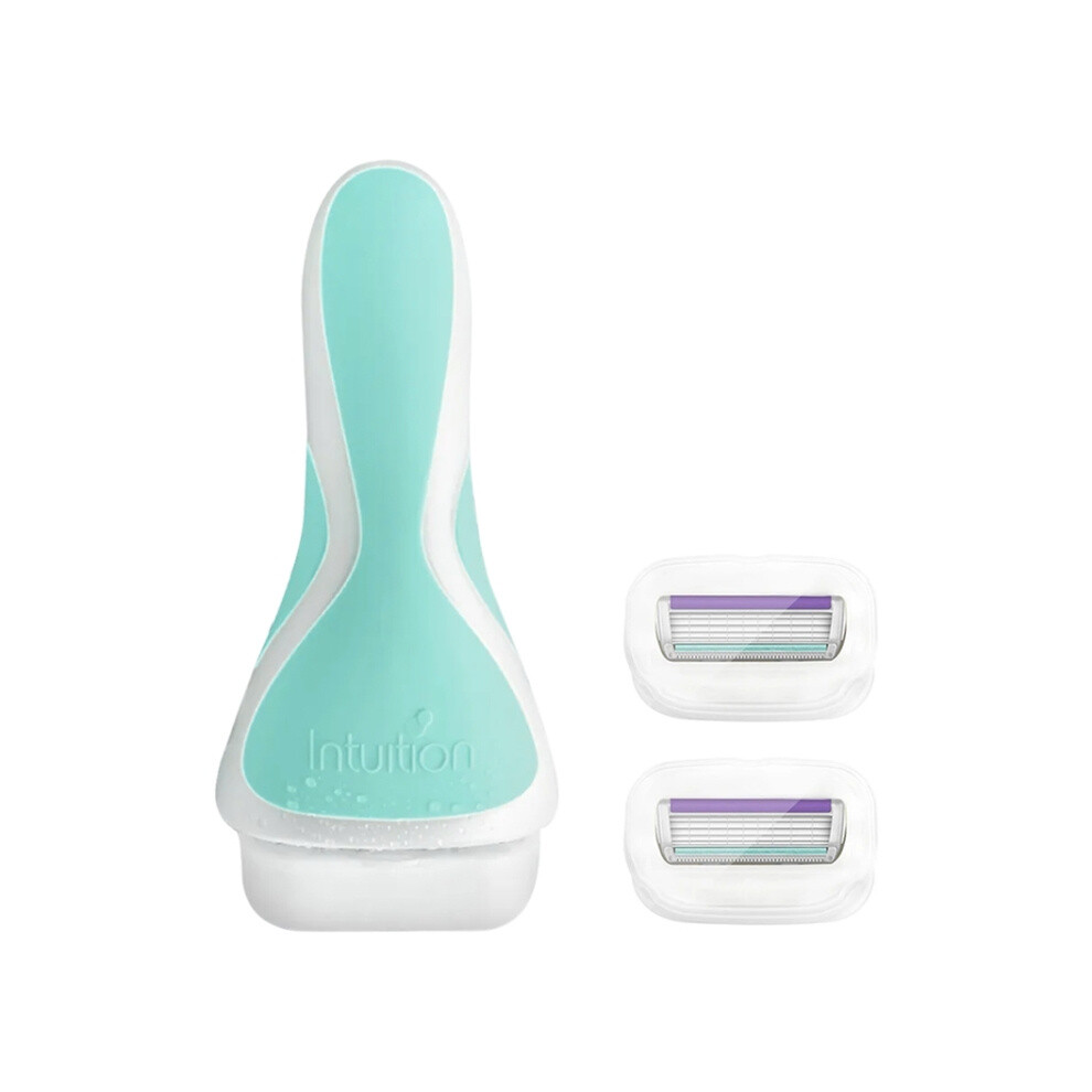 Schick Razor Women Sensitive Skin Hair Removal Razor(1 Tool Holder + 2 Tool Heads)