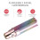Ηλεκτρική ξυριστική μηχανή 2 σε 1 Lady Eyebrow Trimmer Κραγιόν Αυτόματη συσκευή αποτ 4