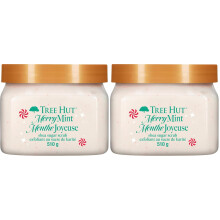 Tree Hut Merry Mint Shea Sugar Scrub, Exfoliating, 18 oz (Pack of 2)