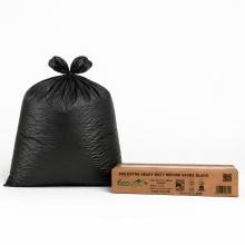 ECO315B 200 Black100L Extra Heavy Duty Bin Bags