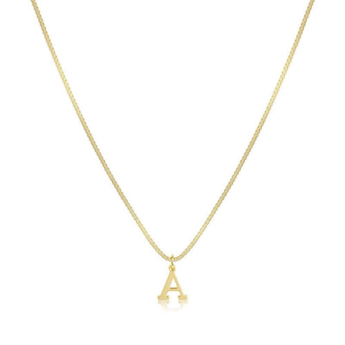 Halsband med hänge för kvinnor, initialbokstav 1