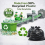 ECO315B 200 Black100L Extra Heavy Duty Bin Bags 6