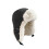 Set da donna composto da cappello e sciarpa in maglia, colore nero. 4