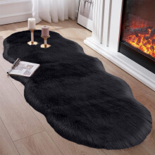 Shaggy Furry Runner Rug 19.7 x 55 inches