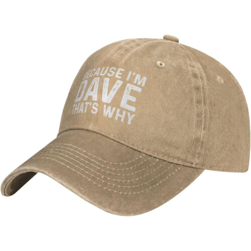 Dave Dad Baseballpet – Verstelbare unisex pet 1