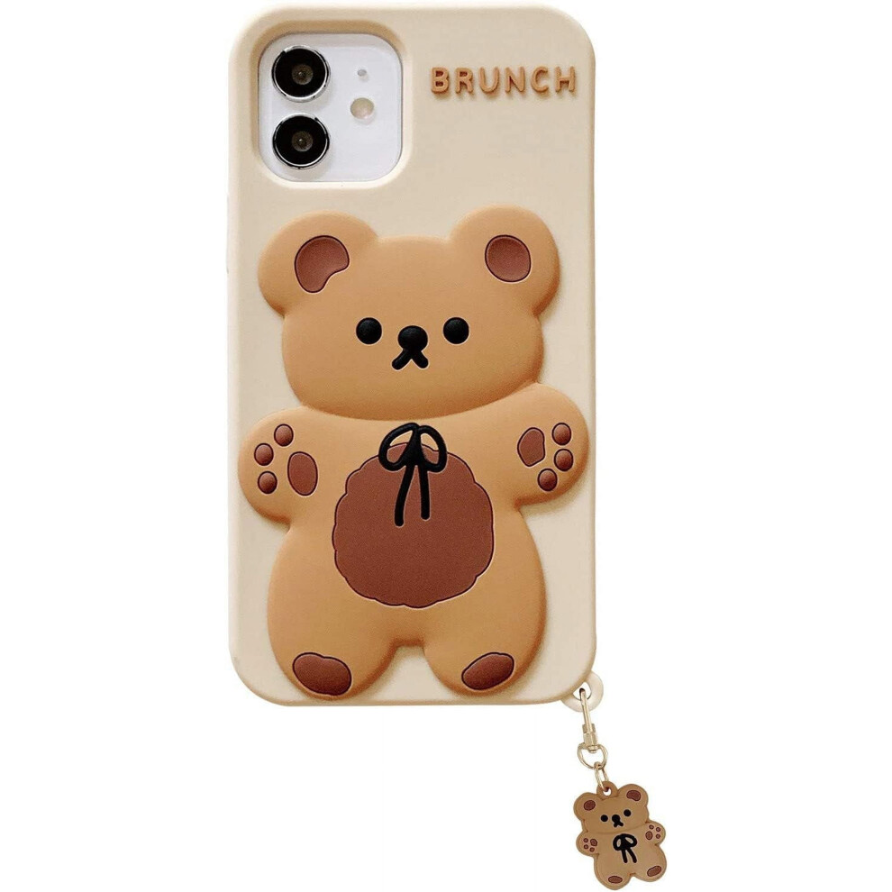 Teddy Bear Iphone 14 Pro Case Â Soft Silicone, Shockproof 9384370323268