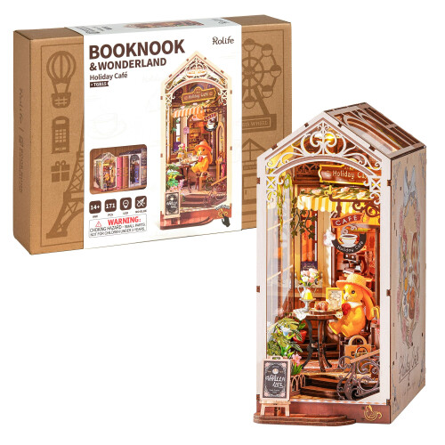 Rolife Holiday Cafe DIY Book Nook Kit