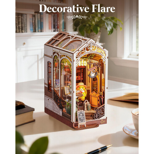 Rolife Holiday Cafe DIY Book Nook Kit 1