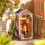 Rolife Holiday Cafe DIY Book Nook Kit 4