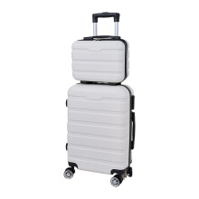 14+20 inch Lightweight ABS Hard Shell Suitcase