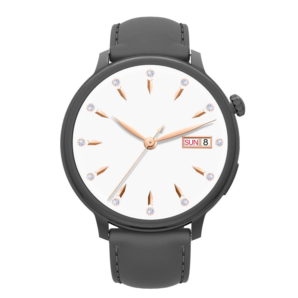 Smartwatch With Heart Rate, Blood Pressure, And Blood Oxygen Monitoring Black 7314280732616