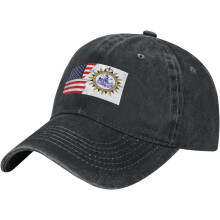 Nashville & USA baseballkasket – justerbar bomuldsfarhue