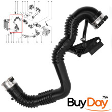 Turbo Outlet Hose Pipe for Nissan Qashqai (J10 J11) X-Trail (T32) Kadjar 144604EB1B