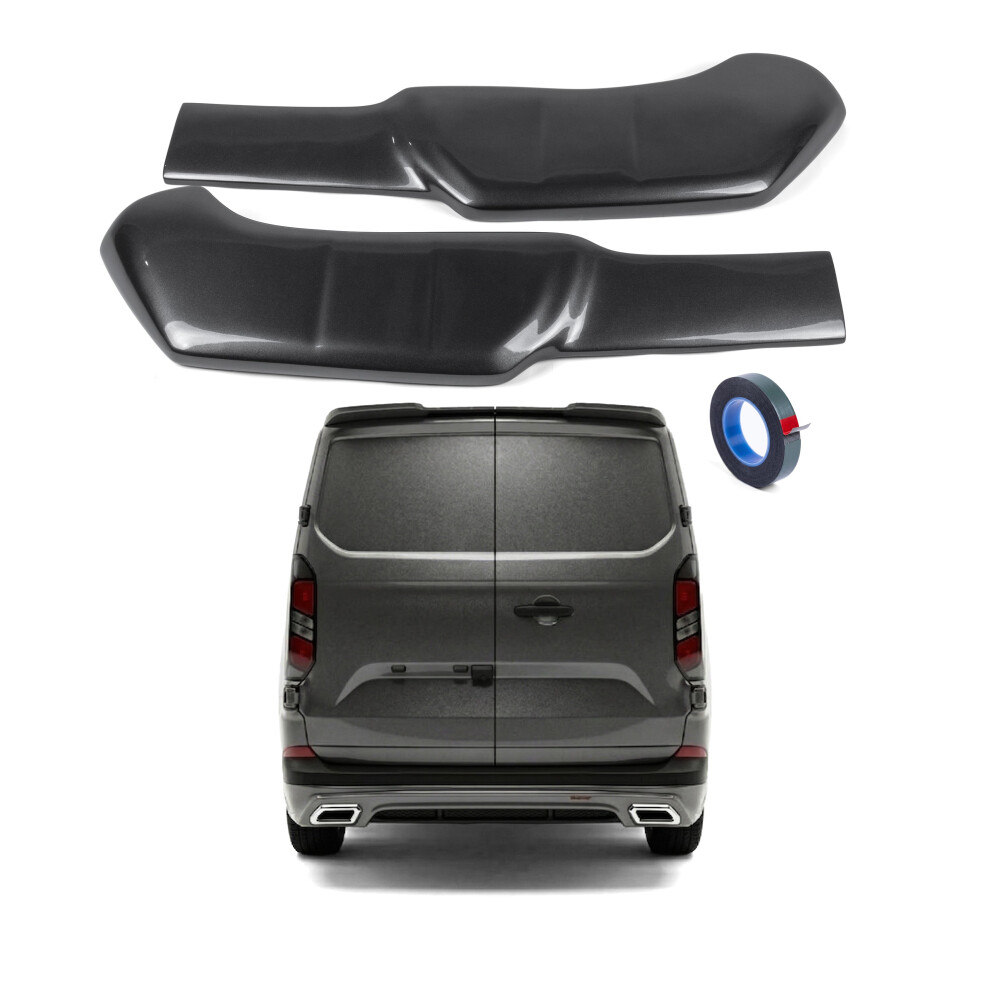 Rear Spoiler Barn Door Painted Magnetic For Ford Transit Custom (2024+On) Grey 769152628493