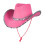 Sølvkantet cowboyhatt for kvinner – lett western 1