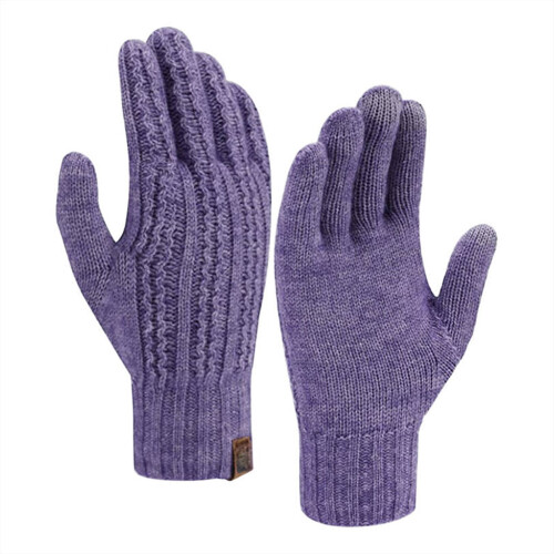 Winterstrickhandschuhe Unisex Warm Einfarbig