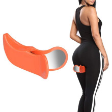 Exerciser Pelgrip Pelvis Floor Muscle Medial Exerciser,Hip Muscle&Inner Thigh Trainer,Correction Beautiful Buttocks for Women， Orange