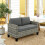 Two-Seater Rattan Outdoor Sofa - Light Grey 7