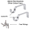 (Silver) Metal Curtain Pole Bracket 28mm 2pcs 3