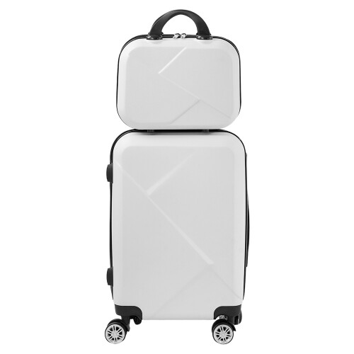Living And Home 14+20 inch Lightweight ABS Hard Shell Suitcase 1