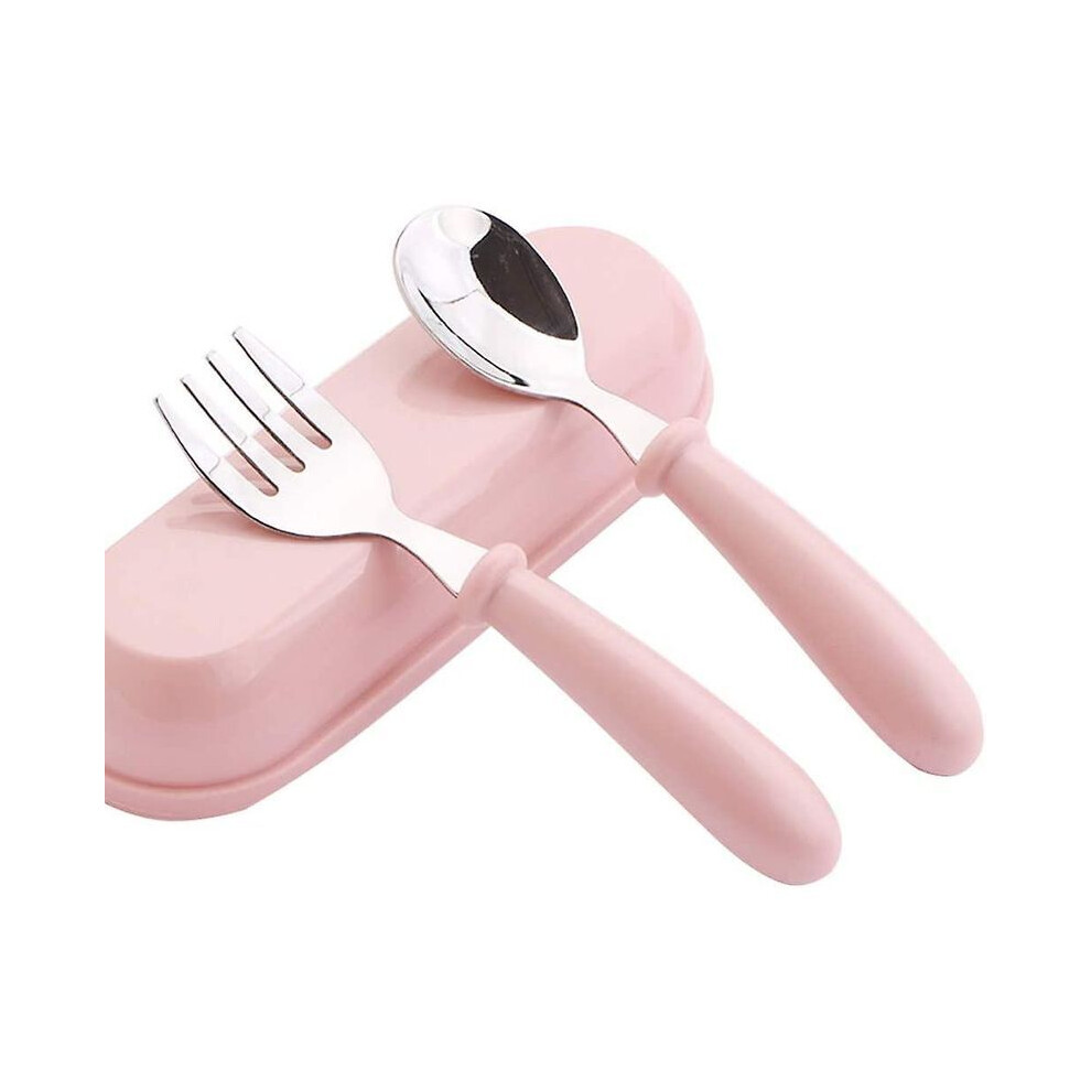 Fork And Spoon Set, Toddler Cutlery Baby Utensils Spoons Forks For Baby Feeding Gift
