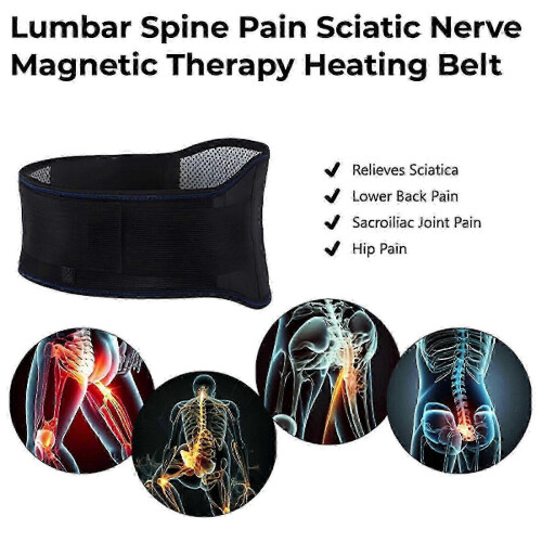 Lumbar support belt with self-supporting and heating function for men and women, breathable and heated.