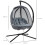 Hanging Egg Chair, Folding Texteline Swing Hammock 2