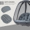 Hanging Egg Chair, Folding Texteline Swing Hammock 8
