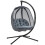 Hanging Egg Chair, Folding Texteline Swing Hammock 1