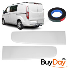 Rear Spoiler Painted Frozen White for Ford Transit Tourneo Custom 2012-2023