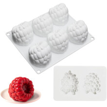 Silicone Molds Baking Set of 8, Trough Blackberry Fruit Food Grade Silicone Mold Chocolate and Mousse Non-Stick Baking Mold compatible Cakes and Dess