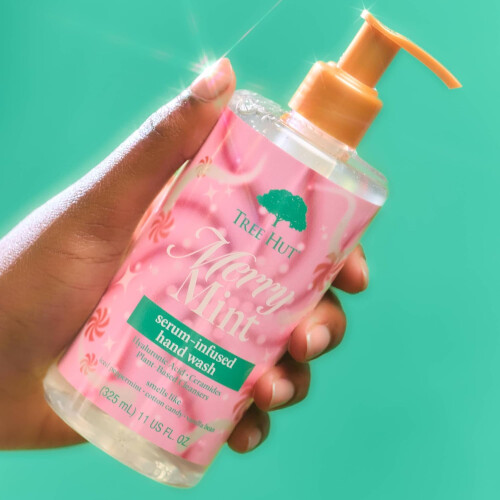 Tree Hut Merry Mint Serum Infused Hand Wash, 11 Fl Oz. 1