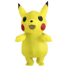 Inflatable Pikachu costume compatible adults and children - doll props New Flamingo Special material Pikachu special material Adults 150-190cm Pikach