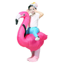 Inflatable Pikachu costume compatible adults and children - doll props New Flamingo 110-140 Old Flamingo special material Children 110-140cm Old Flam
