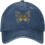 Butterfly Tiger Distressed Vasket Denim Trucker Hatt 1