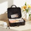 Living And Home 13 inch Lightweight PP Hard Shell Suitcase Portable Makeup Travel Case 5