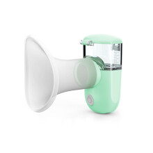 Portable eye moisturizing device, nebulizer, handheld rechargeable nano-spray hydrating device, eye cleanser (green) to relieve eye fat