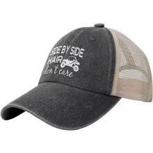Vintage truckerpet voor dames met een verweerde look, one size
