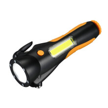 Multifunctional Emergency High-Intensity Magnetic COB Work Light with Car Safety Hammer(Black)