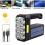 Solar Charging Super Bright Waterproof 8 LED Camping Flashlight Lamp 1
