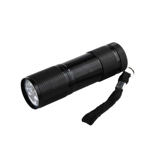 PCS 9 LEDs 395NM Mini UV Flashlight Fluorescent Agent Detection Pen Security Light