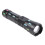 626 White Laser Wick Telescopic Zoom LED Flashlight with Fluorescent Strips(Black) 1
