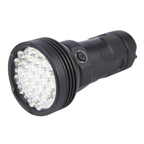W5202-1 31 LEDs 5500LM High Brightness Rechargeable Flashlight(Black)