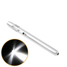 PCS Mini Pocket Penlight Torch Light LED Flashlight Mouth Ear Care Inspection Lamp(Silver)