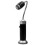 Multi-functional with Magnet Charging Rotary Zoom Turn Work Light Glare Flashlight, XPE Charging Section US Plug(Black) 1